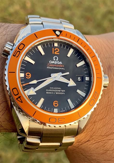 price omega planet ocean|planet ocean orange bezel.